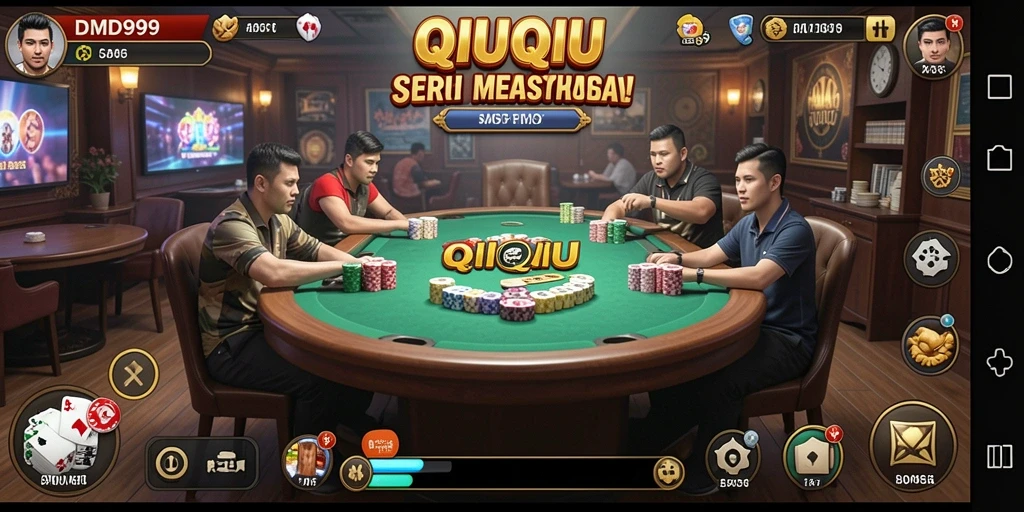 Screenshot gameplay QiuQiu yang menarik dan seru.