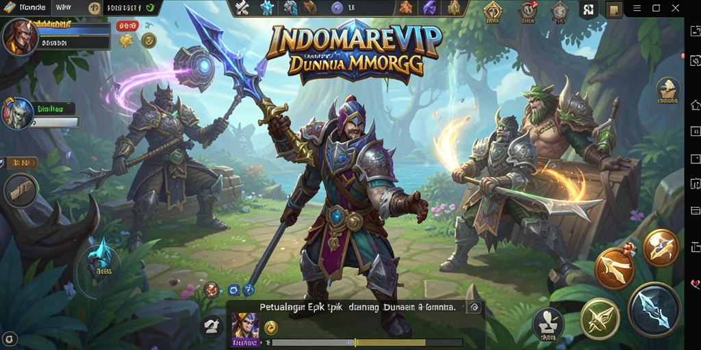 Tampilan gameplay seru dari <strong>INDOMAREVIP</strong> dalam dunia MMORPG.