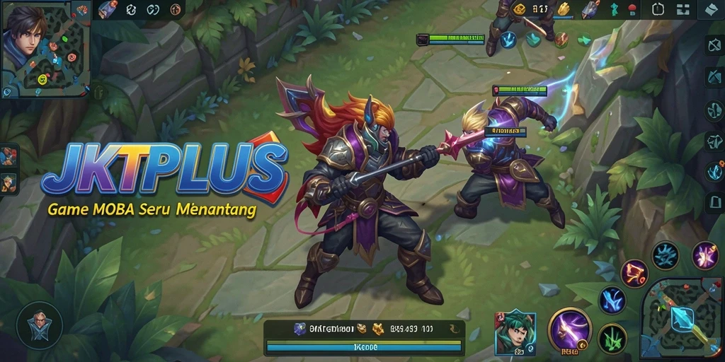 Tampilan gameplay JKTPLUS yang menakjubkan dan penuh aksi.