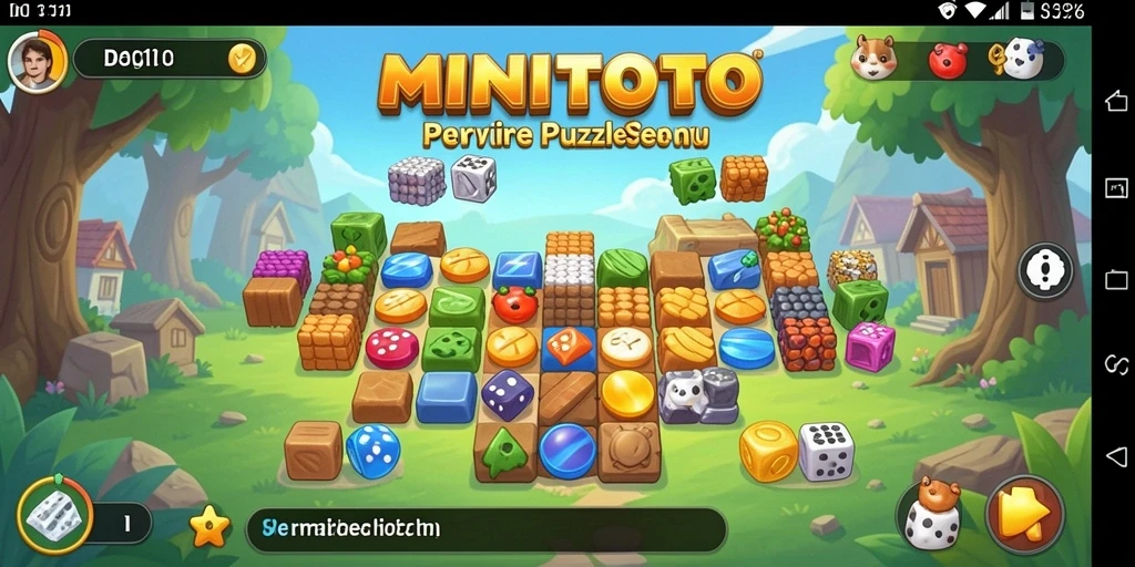 Gameplay MINITOTO menampilkan berbagai teka-teki menantang yang harus dipecahkan.
