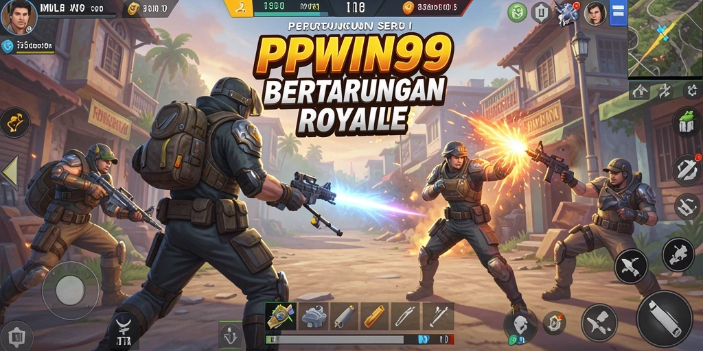 Gameplay seru PPWIN99 dalam pertarungan Battle Royale.