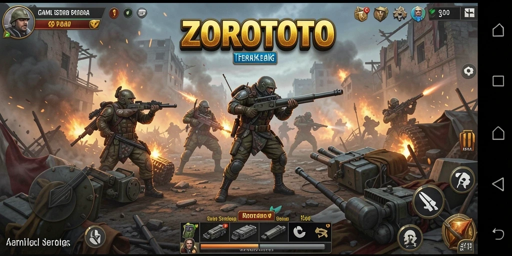 Tampilan gameplay ZOROTOTO yang seru dan mendebarkan.